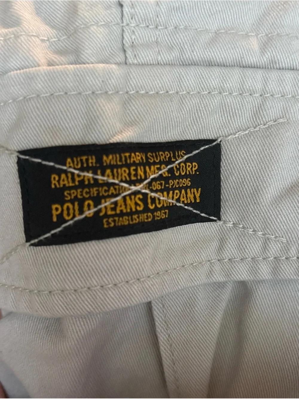 VIntage Polo Jeans Co Ralph Lauren Cargo Pants 34x30 Men’s Military Utility